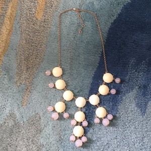 Yellow bauble necklace